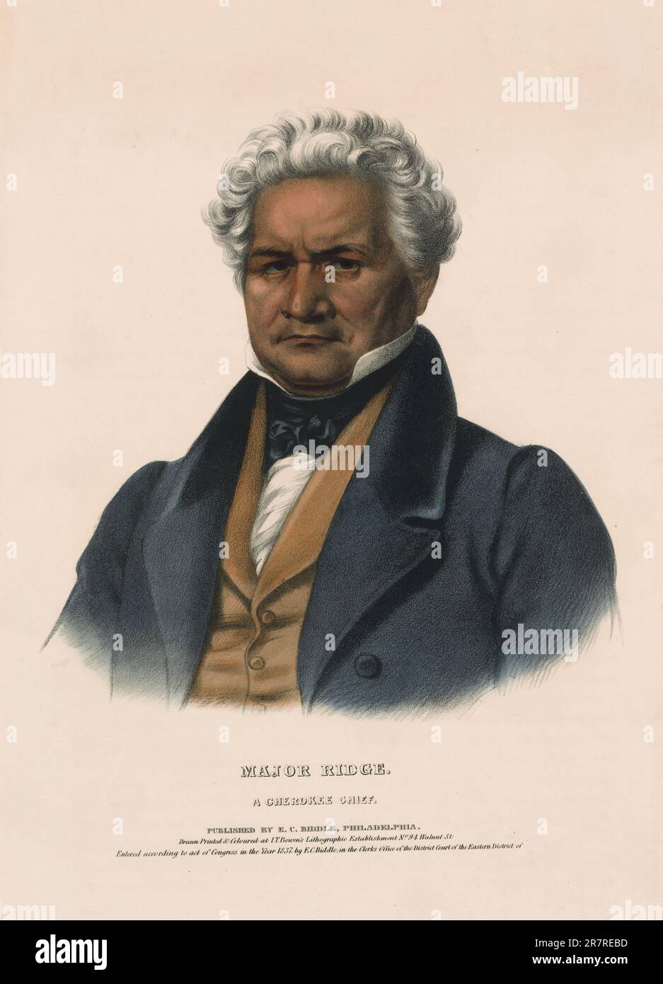 Major Ridge 1837 Stockfoto