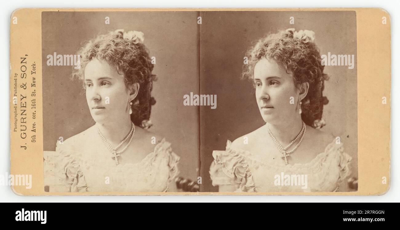 Clara Louise Kellogg c. 1863 Stockfoto