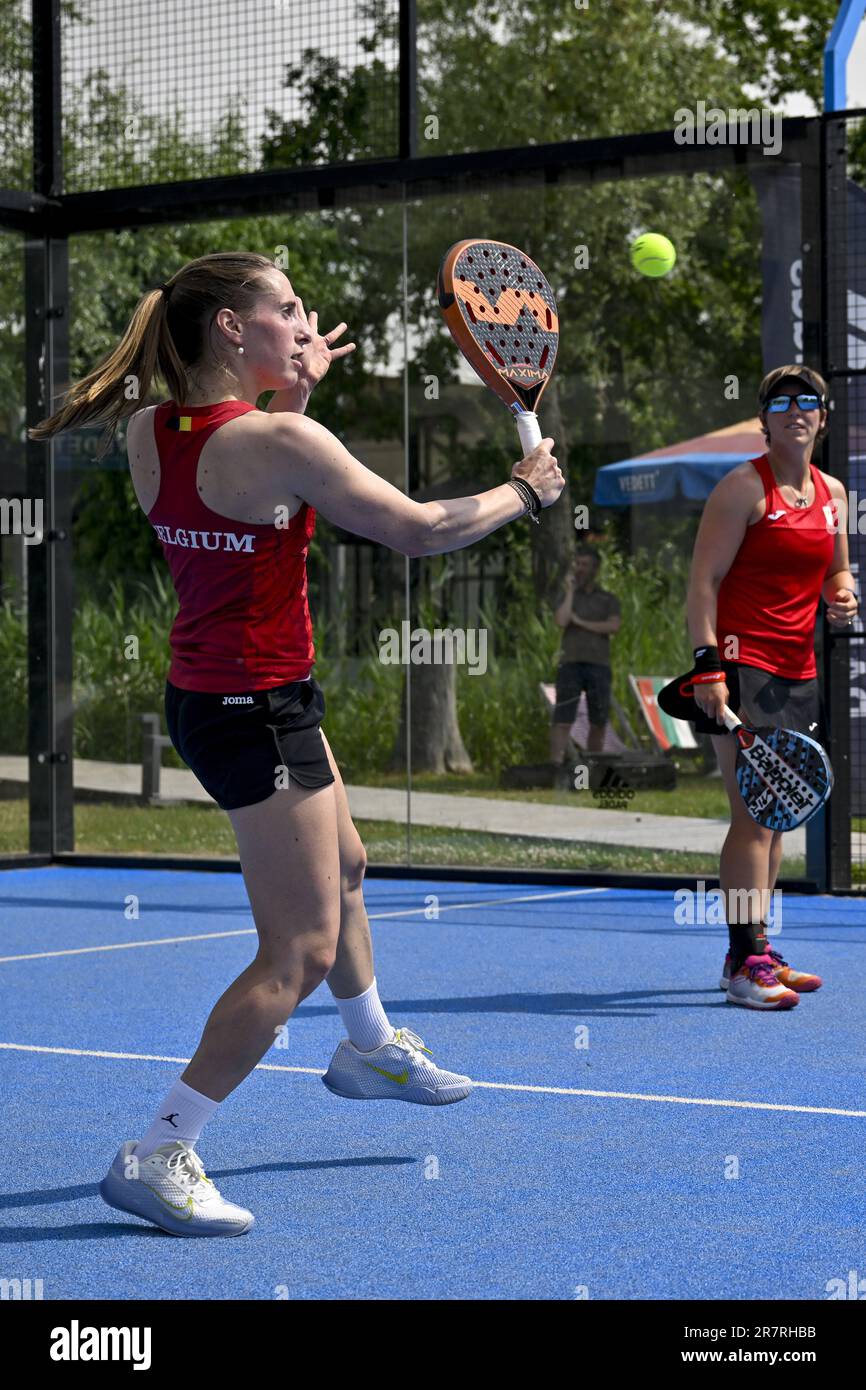 Antwerpen, Belgien. 17. Juni 2023. Helena Wyckaert und an-Sophie ...