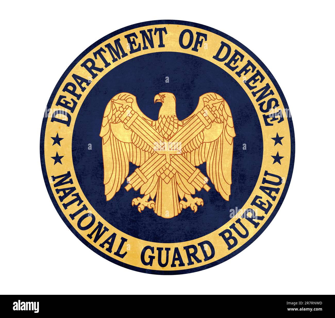 Logo der Nationalgarde Stockfoto