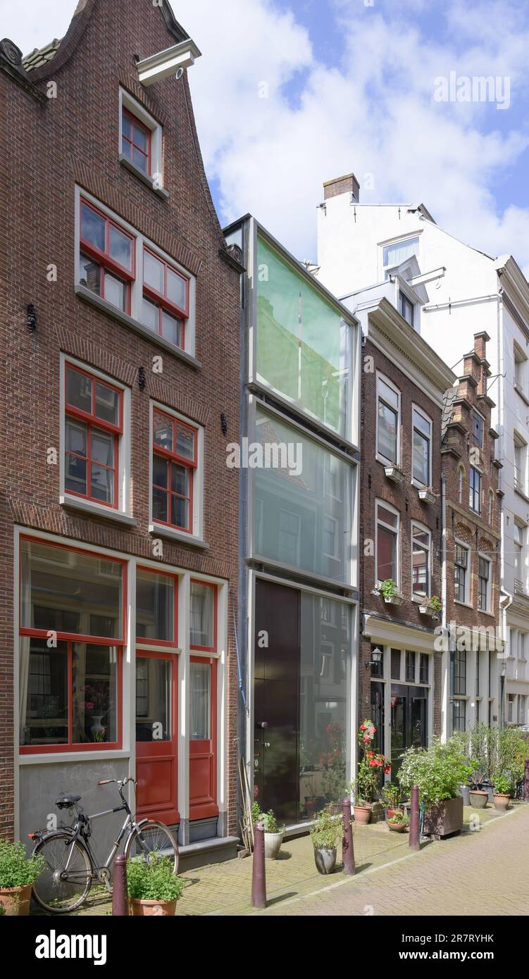Amsterdam, Niederlande - Erweiterung und Umbau des denkmalgeschützten Gebäudes durch Claus en Kaan Architecten Stockfoto