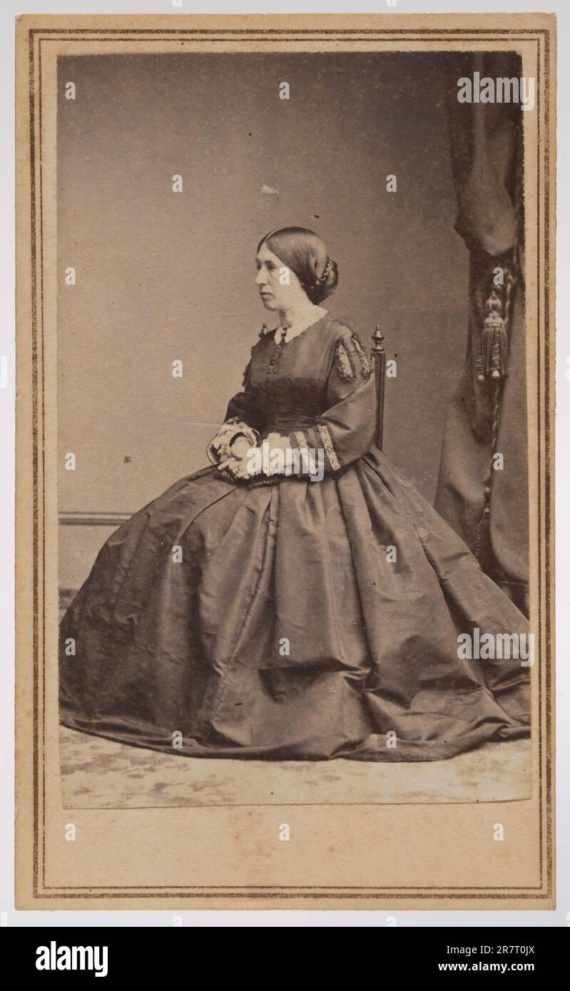 Julia Dent Grant c. 1864 Stockfoto