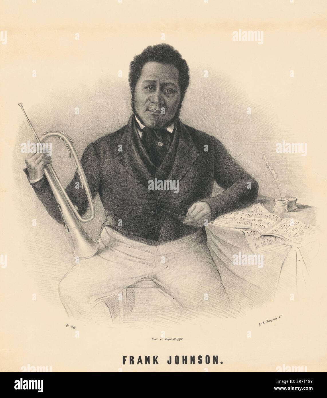 Francis Johnson c. 1842 Stockfoto
