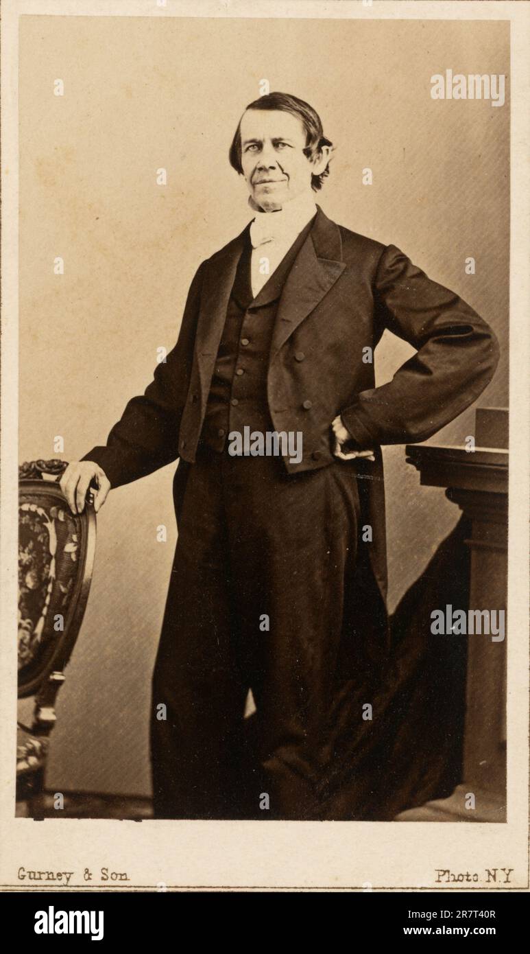 Nicht identifizierter Mann c. 1865 Stockfoto