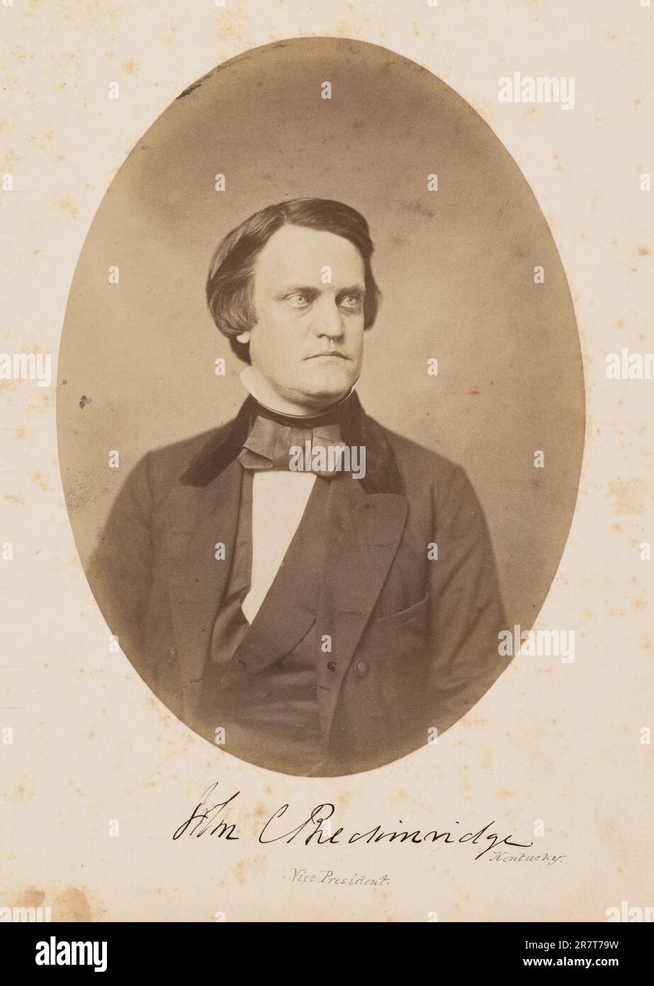 John Cabell Breckinridge c. 1859 Stockfoto