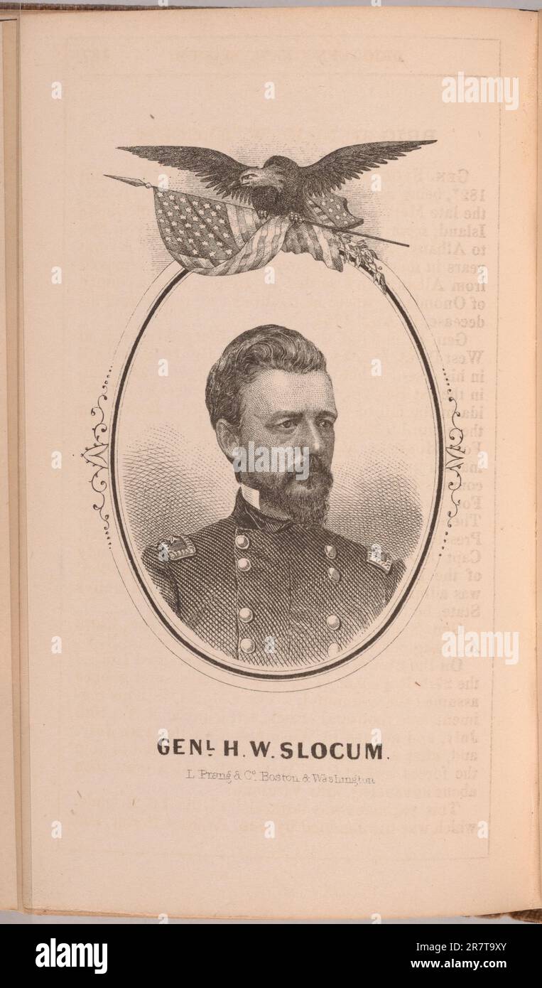 Henry Warner Slocum c. 1862 Stockfoto