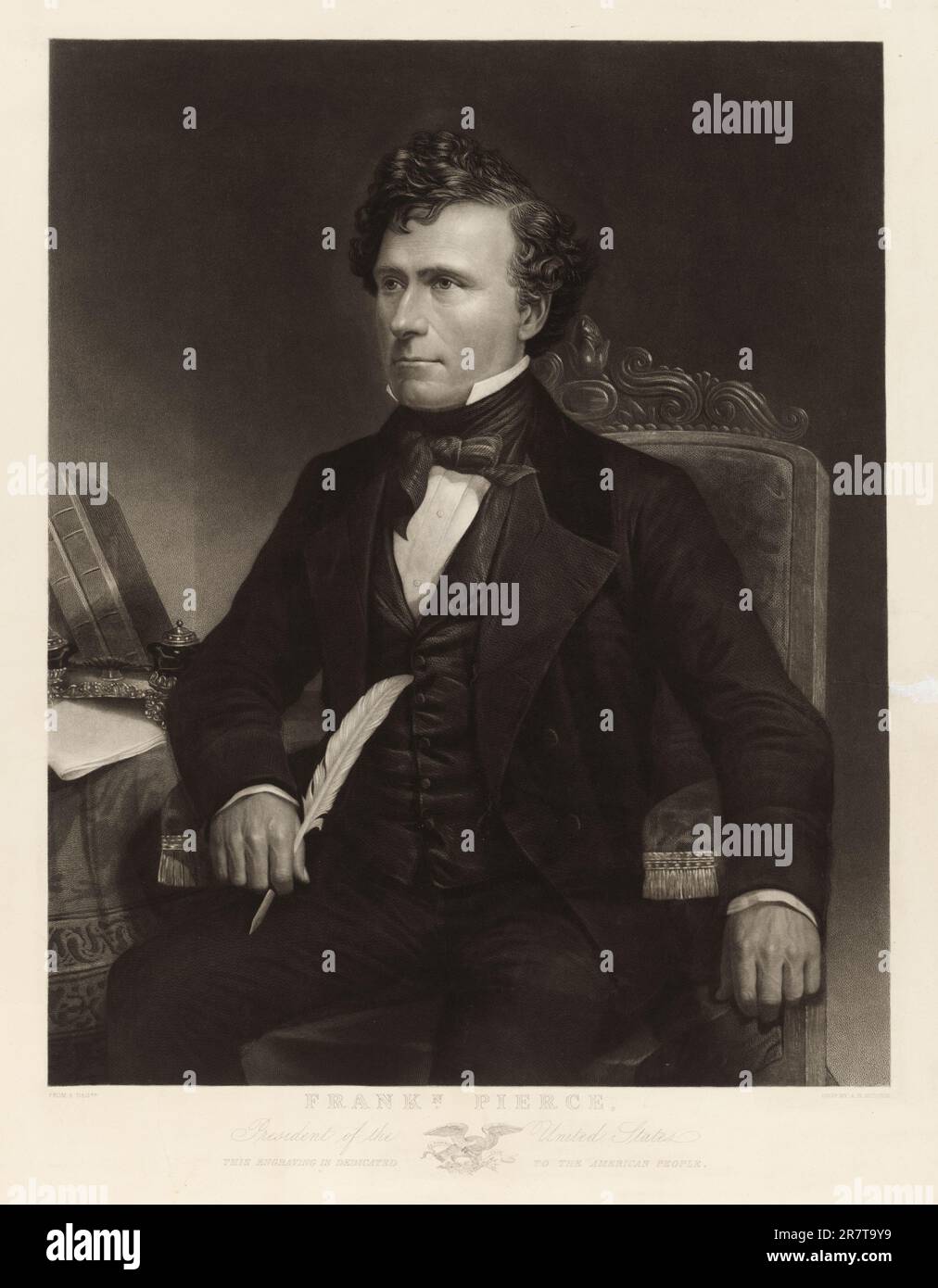 Franklin Pierce c. 1853 Stockfoto