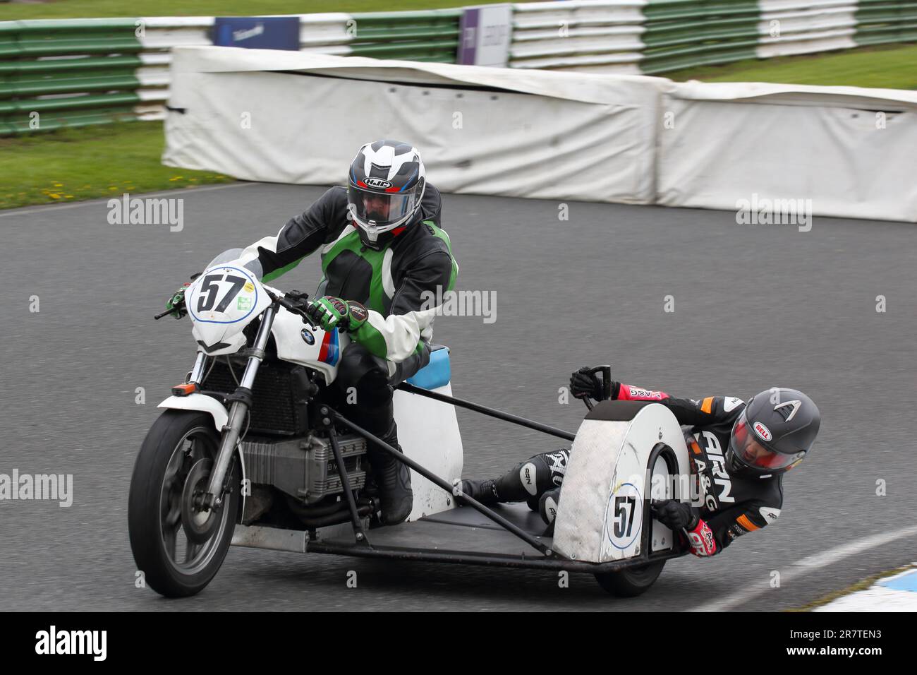 Vintage Motor Cycle Club, Mallory Park, VMCC April 16. 2023 Stockfoto