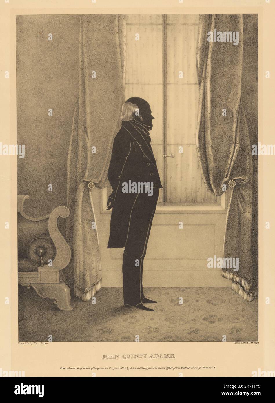 John Quincy Adams 1844-1845 Stockfoto