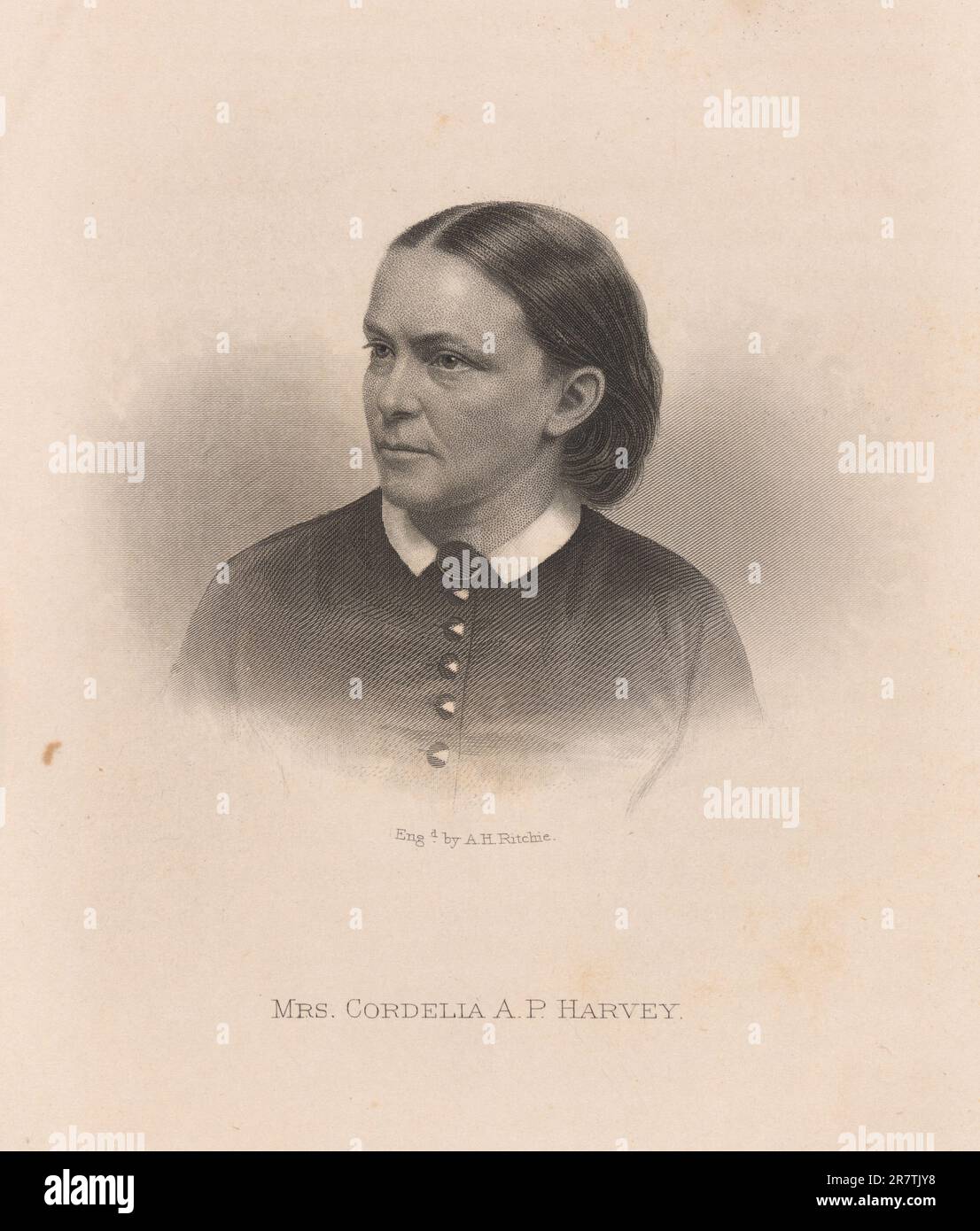 Frau Cordelia A. P. Harvey c. 1867 Stockfoto