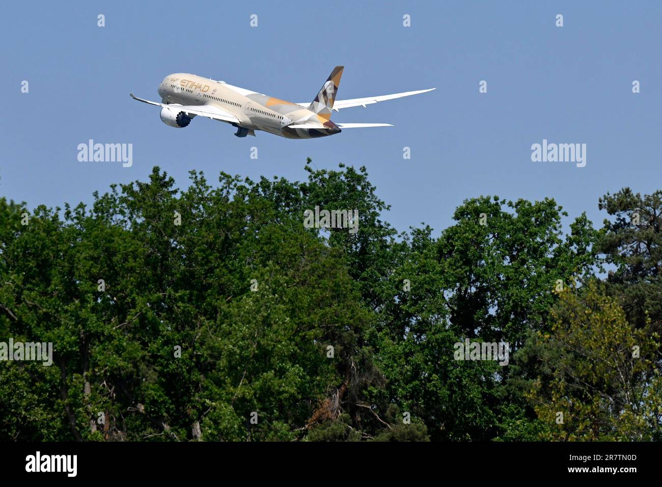 Aircraft Etihad Airways, Boeing 787-10 Dreamliner, A6-BMC Stockfoto