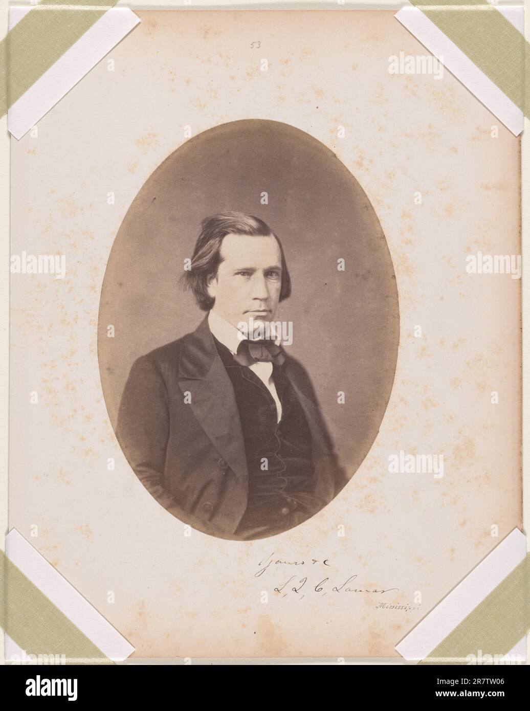 Lucius Quintus Cincinnatus Lamar c. 1859 Stockfoto