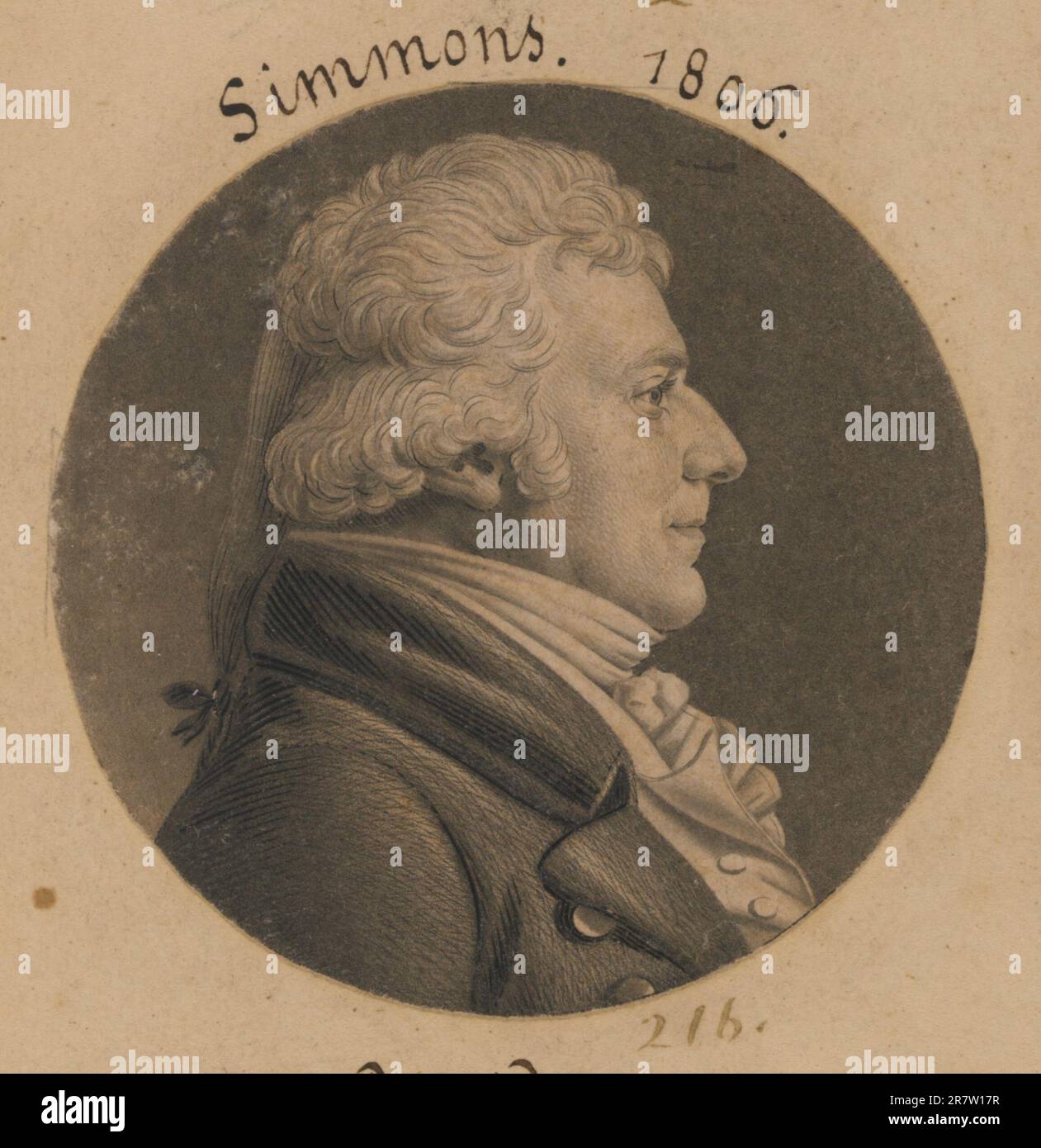 Vielleicht James Simmons 1806 Stockfoto