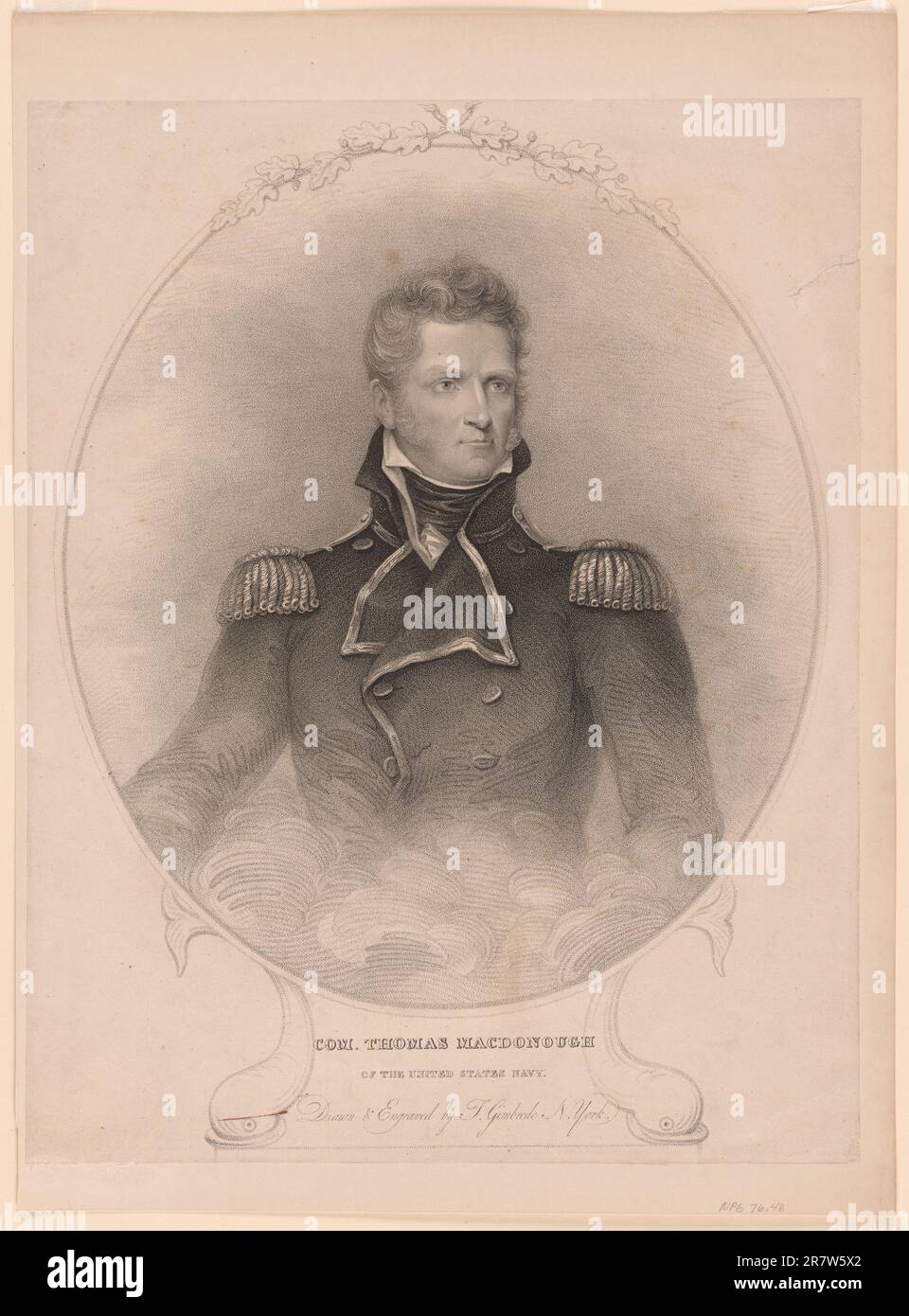 Thomas MacDonough c. 1815 Stockfoto