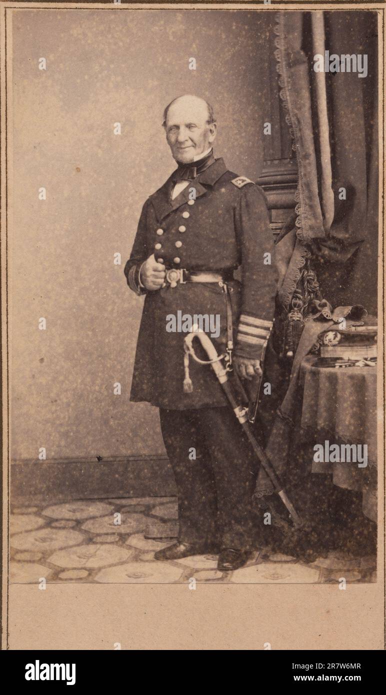 Silas Horton Stringham c. 1862 Stockfoto