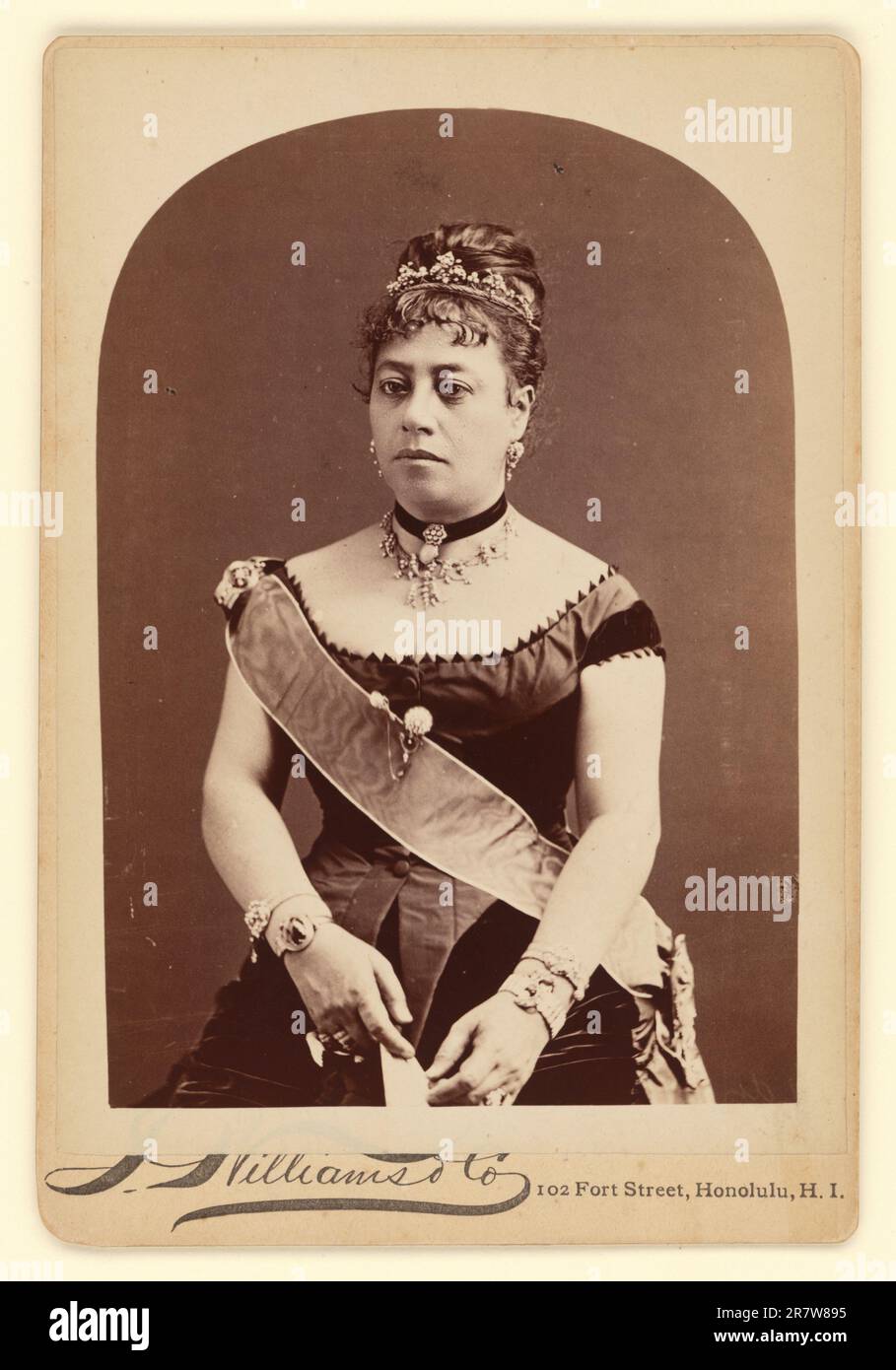 Emma Naea c. 1879 Stockfoto