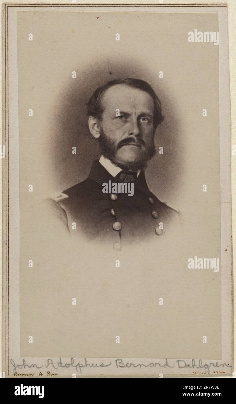 John Adolphus Bernard Dahlgren c. 1863 Stockfoto