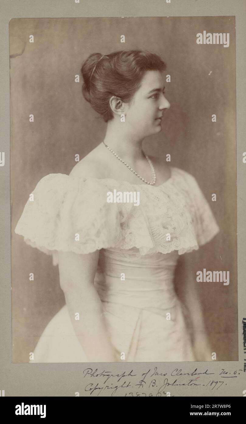 Frances Folsom Cleveland 1897 Stockfoto