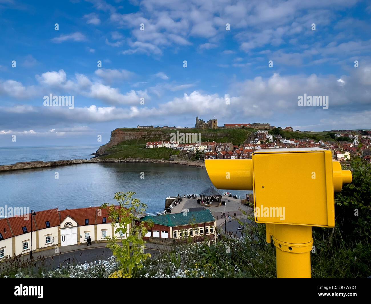 Whitby Abtei, North Yorkshire Stockfoto