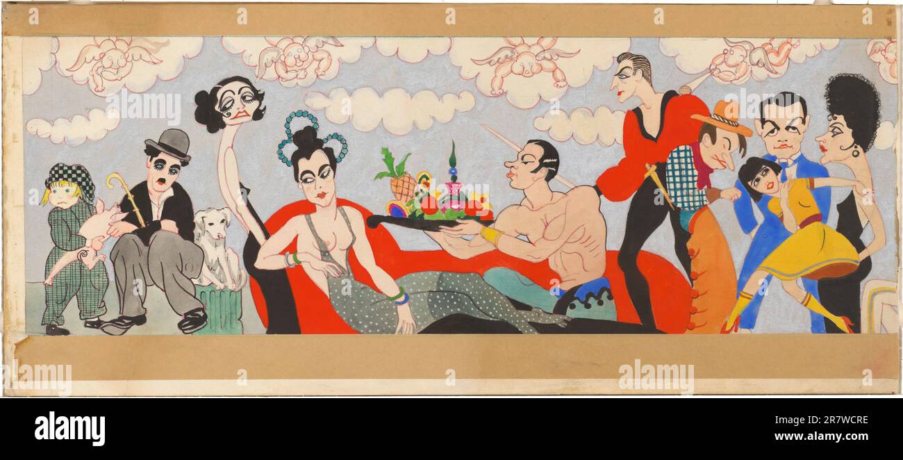 Wandstudie Nr. 3: c. 1941 Stockfoto