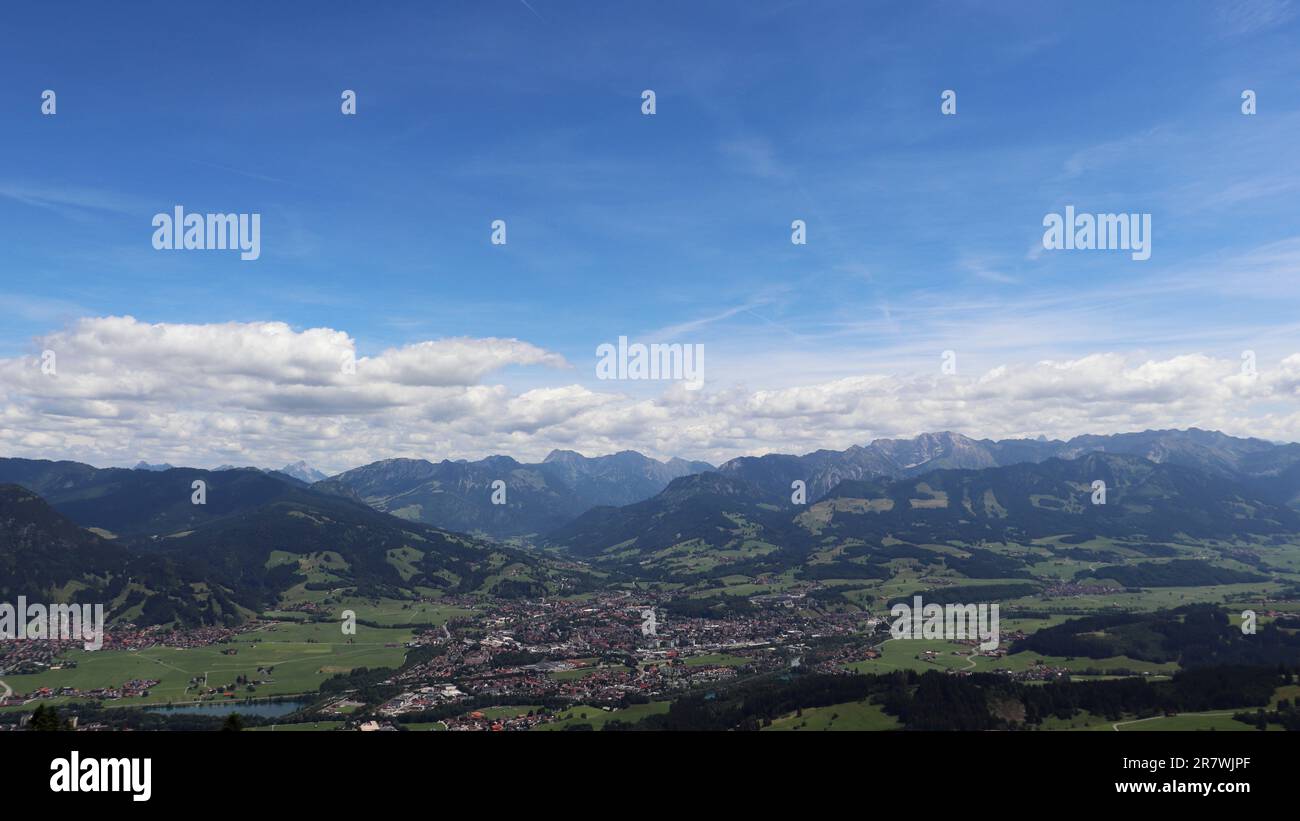 Oberallgau, Deutsche Alpen. Stockfoto