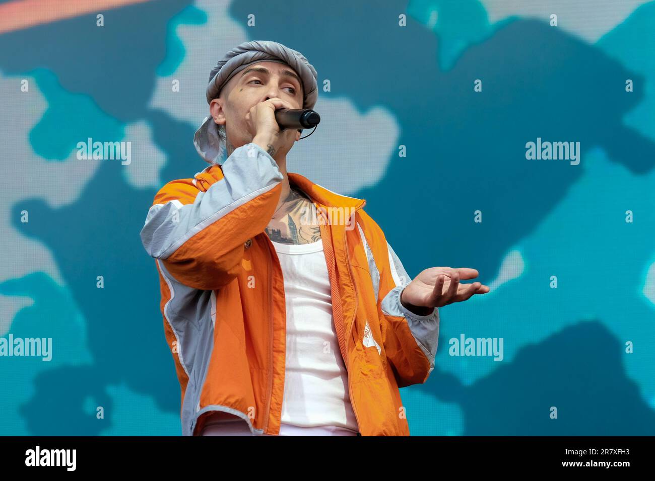 Costadinos Contostavlos, bekannt als Bühnenname Dappy, live auf der