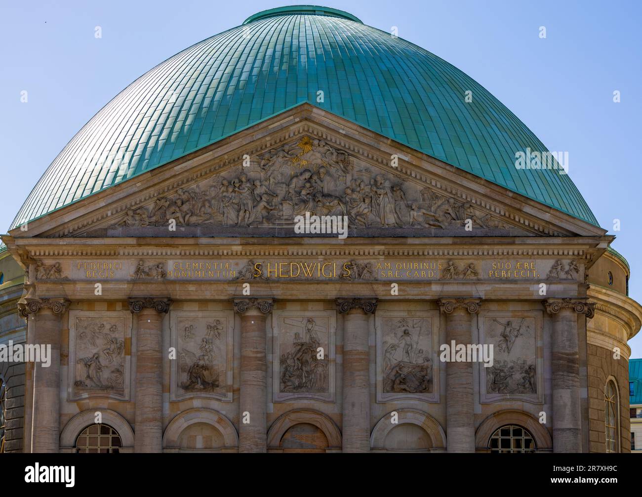 St. Hedwigs Kathedrale in Berlin, Deutschland, römisch-katholische Bischofskirche Stockfoto