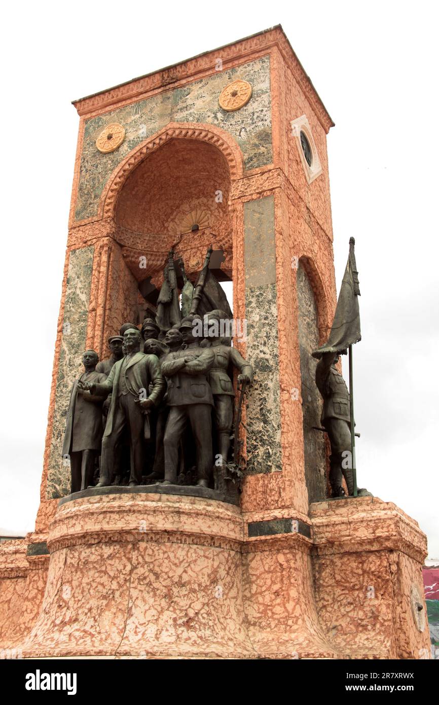 Unabhängigkeitsdenkmal in Istanbul ( Taksim ) Stockfoto