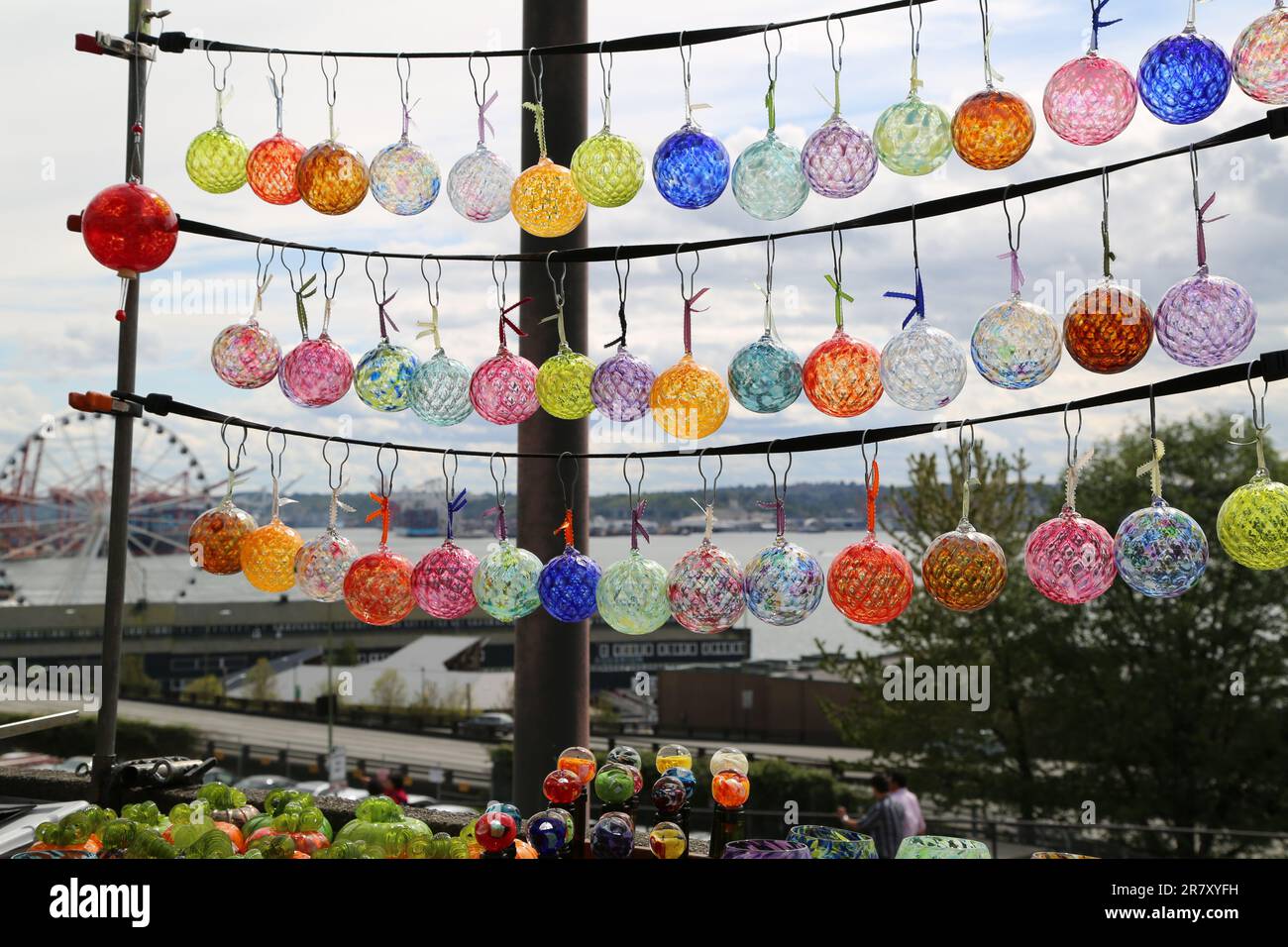 Pikes Place Seattle, Washington Stockfoto