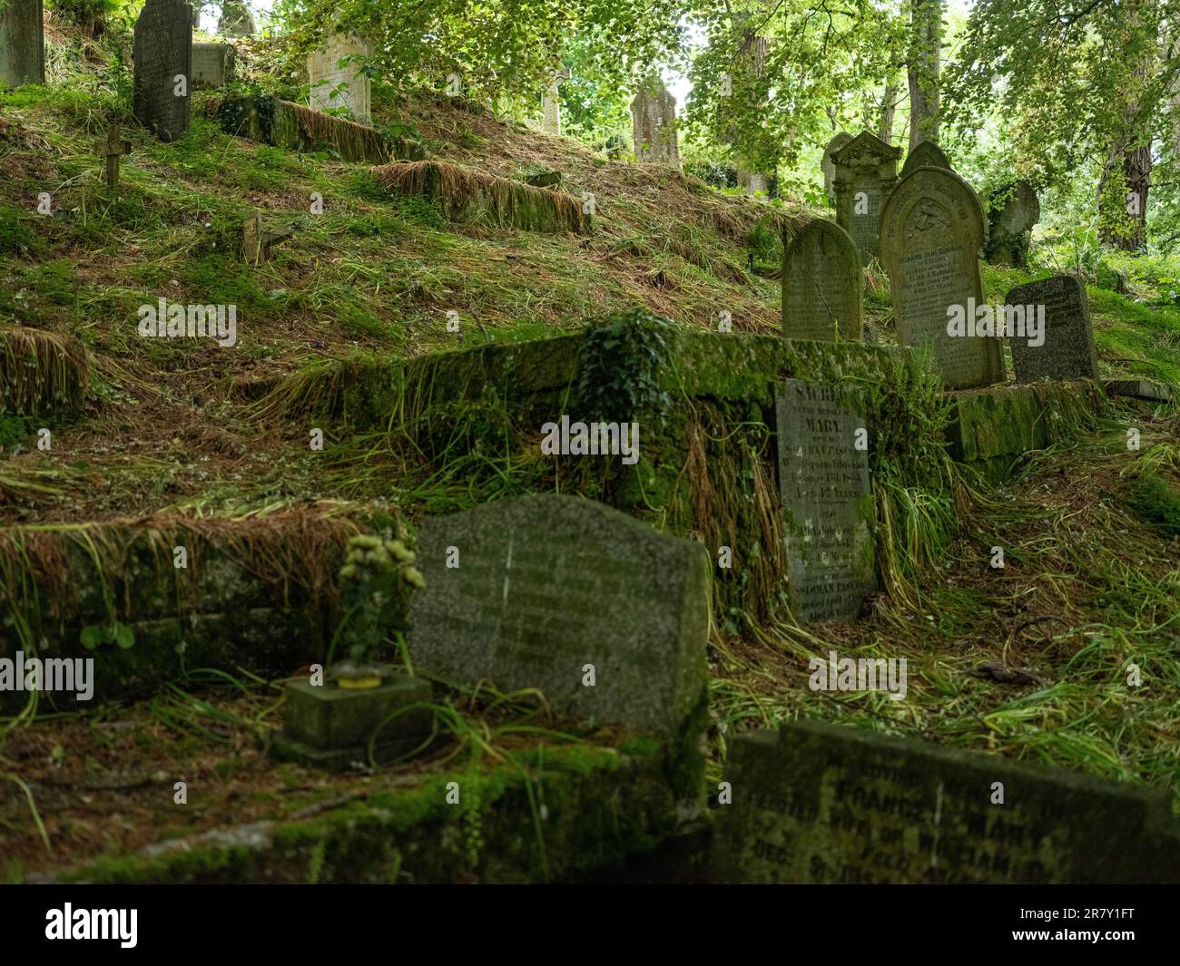 St in Roseland Church, Cornwall Südwestengland. Stockfoto