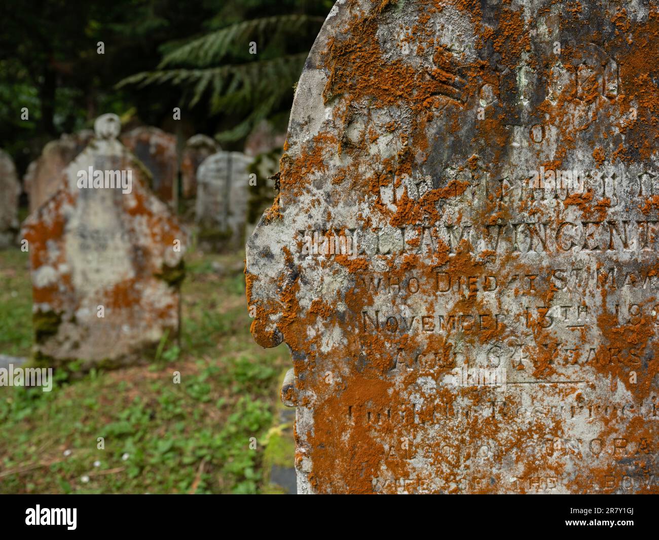 St in Roseland Church, Cornwall Südwestengland. Stockfoto