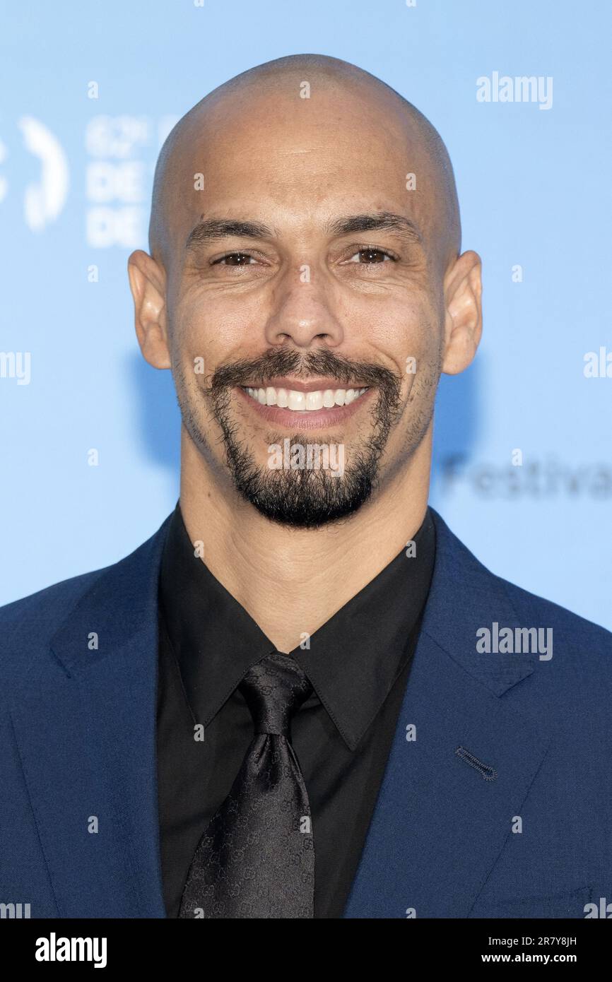 Monte Carlo, Monaco. 17. Juni 2023. Bryton James nimmt am 17. Juni 2023 am Monte Carlo TV Festival 62. in Monte-Carlo, Monaco, Teil. Foto: David Niviere/ABACAPRESS.COM Kredit: Abaca Press/Alamy Live News Stockfoto