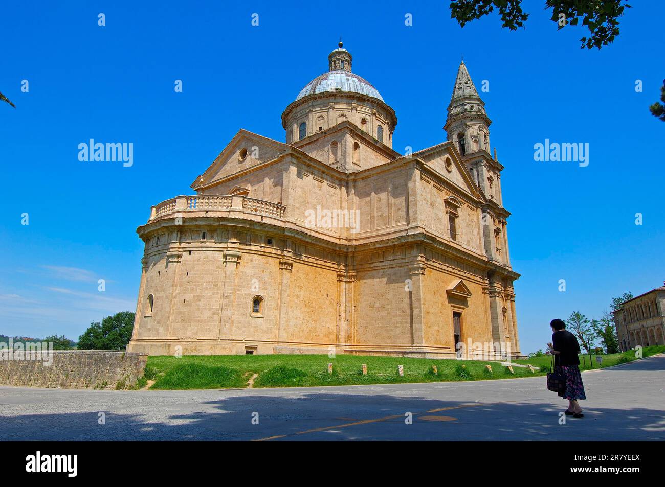 Montepulciano, Kirche Madonna di San Biagio, Provinz Siena, Toskana, Italien Stockfoto