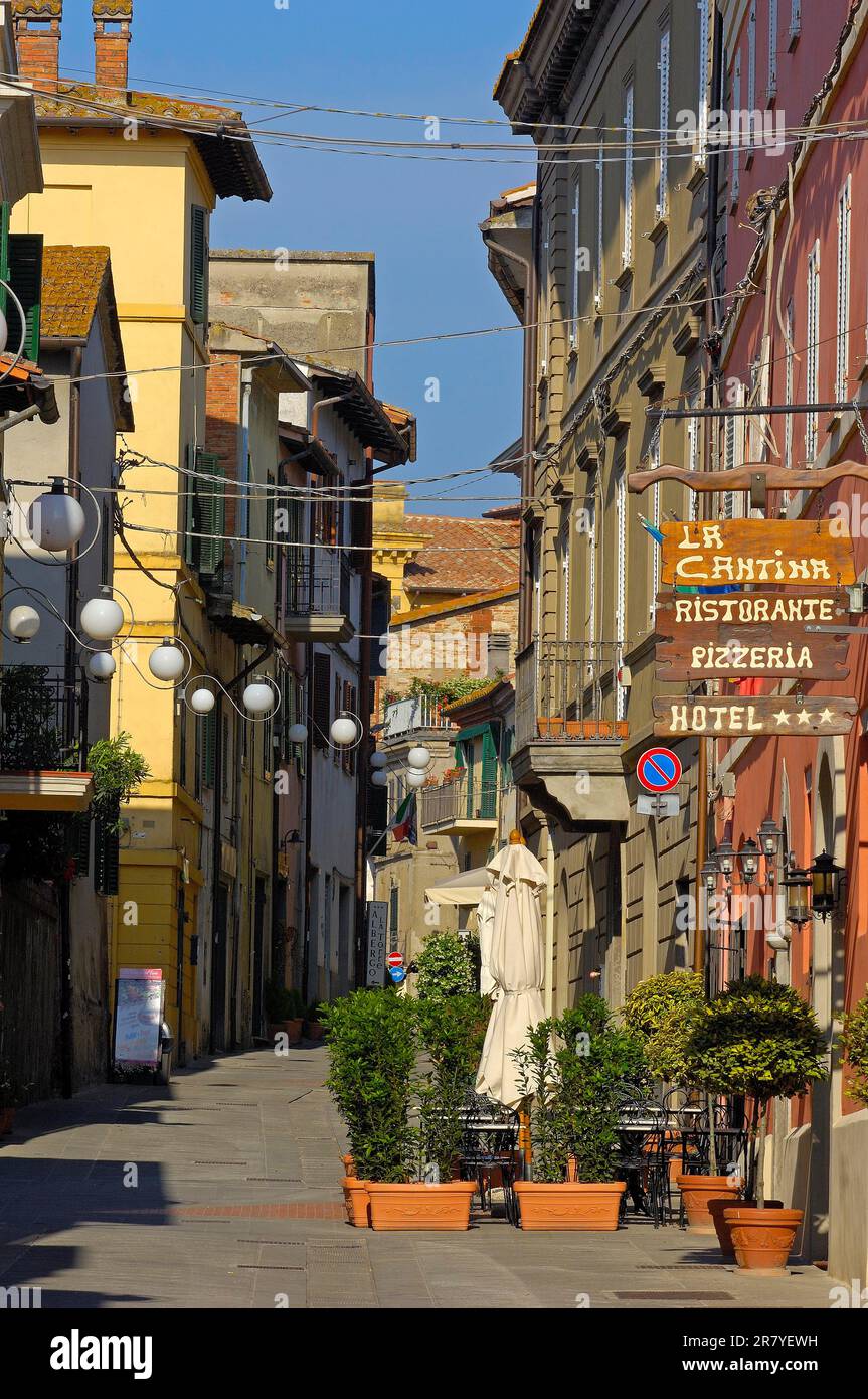 Castiglione del Lago, lago trasimeno, Trasimeno-See, Provinz Perugia, Umbrien, Italien Stockfoto