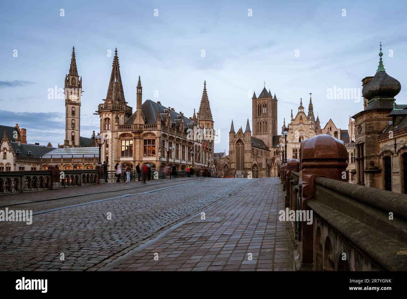 St. Nicholas' Church, Gent Belgien, Gent Belgien Stockfoto