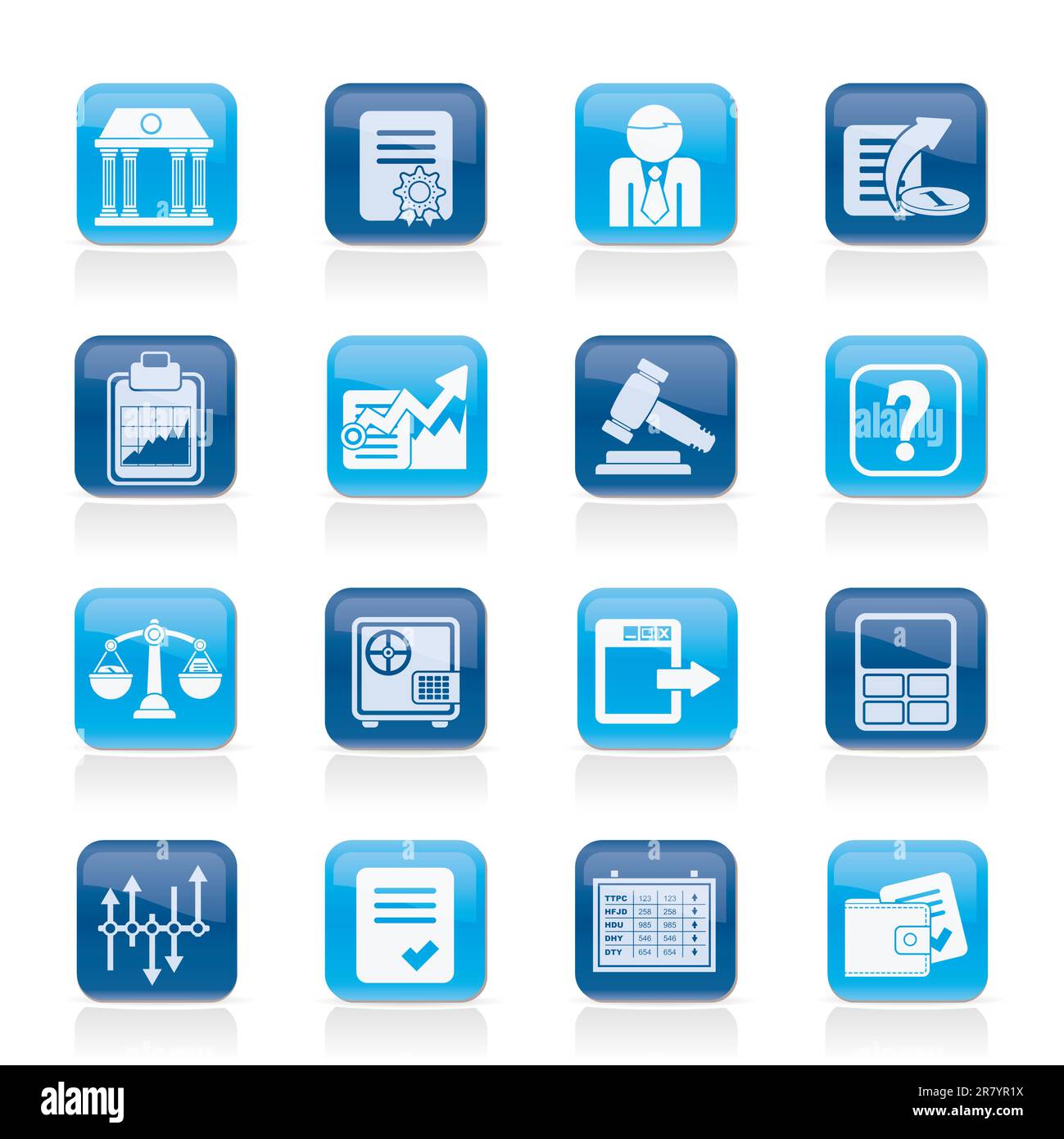 Börse und Finanzen icons-Vektor Icon Set Stock Vektor