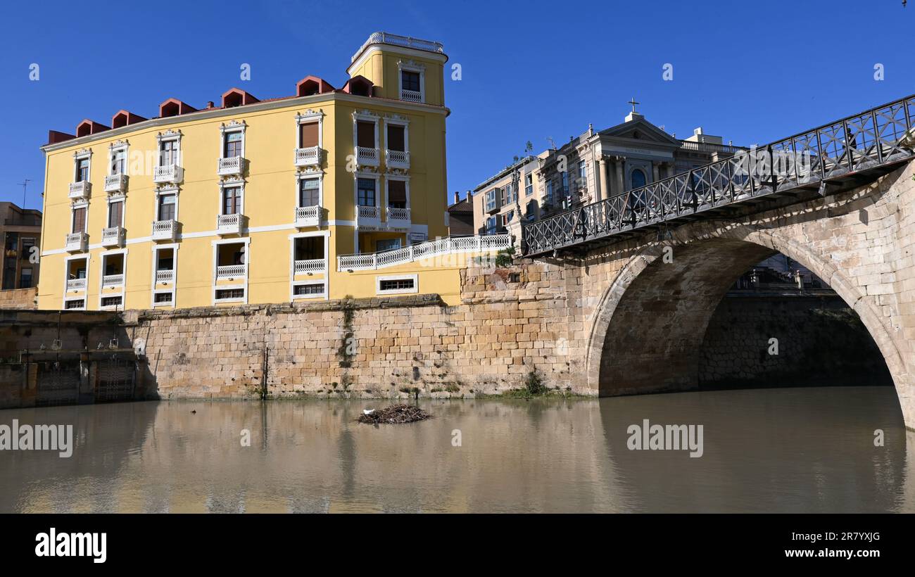 Murcia Rio Stockfoto