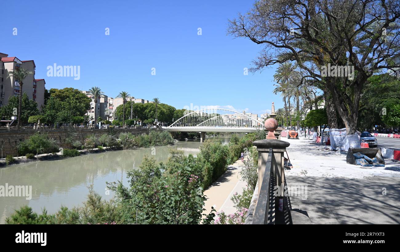 Murcia Rio Stockfoto