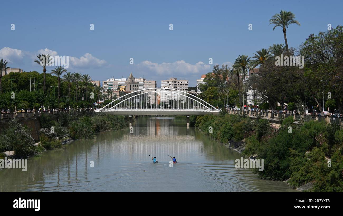 Murcia Rio Stockfoto