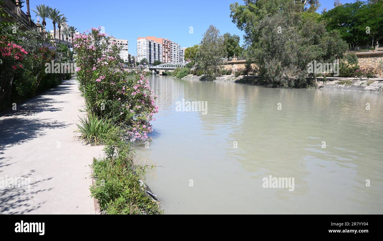 Murcia Rio Stockfoto
