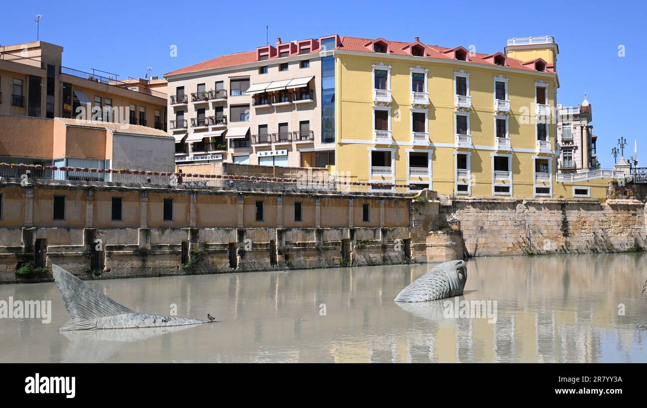 Murcia Rio Stockfoto