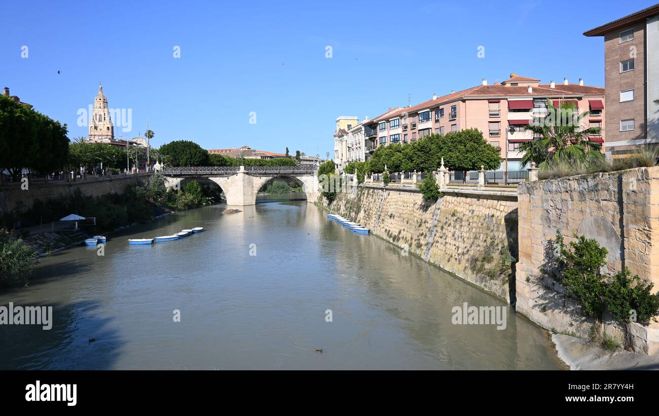 Murcia Rio Stockfoto