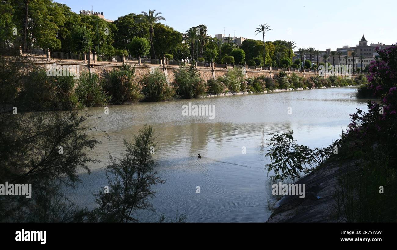 Murcia Rio Stockfoto