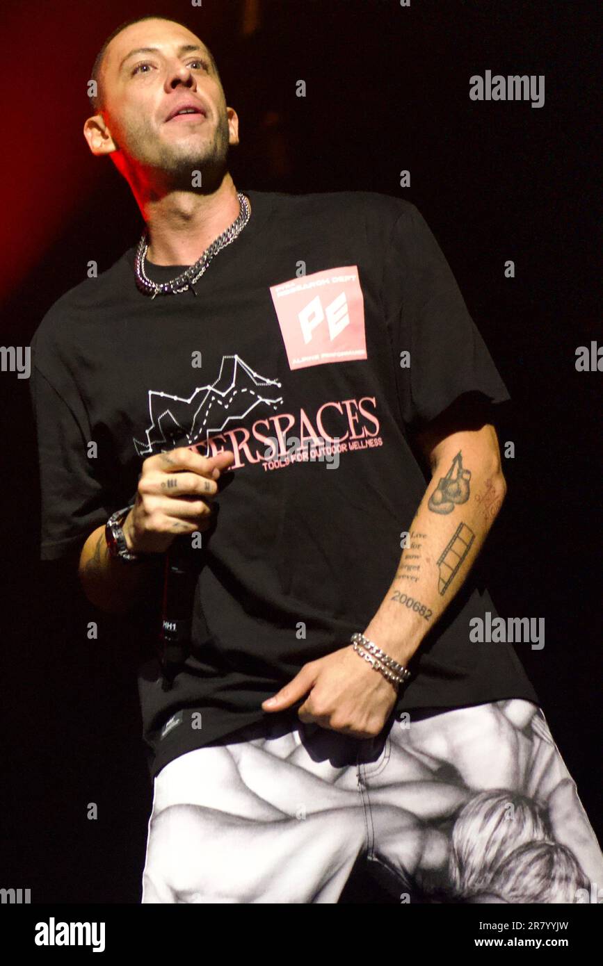 Newport, Großbritannien. 17. Juni 2023 Beispiel für den Abschluss des Isle of Wight Festivals am Samstagabend. Gutschein Vom 17. Juni 2023: Graham Tarrant/Alamy Live News Stockfoto