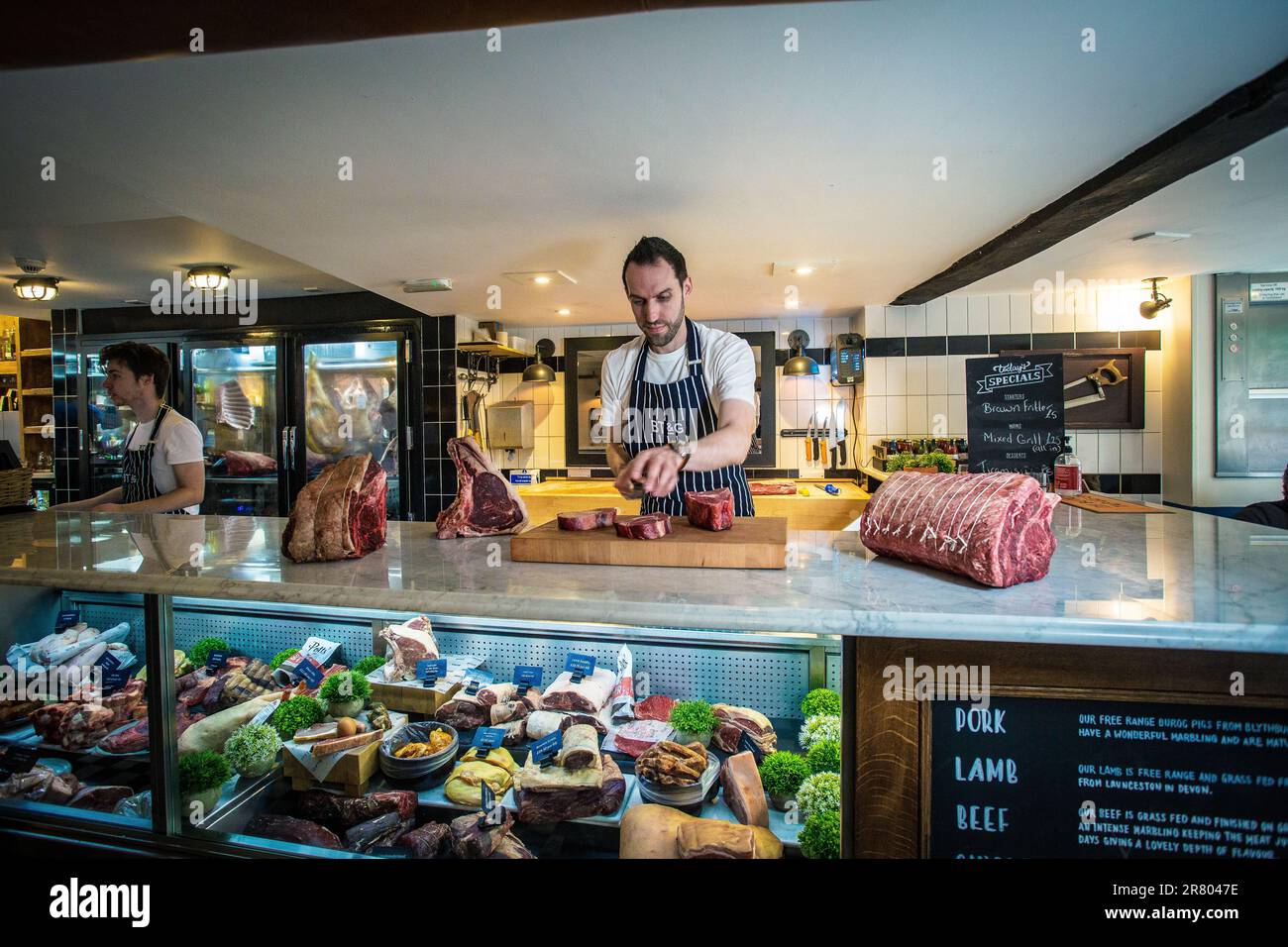 The Butchers Tap and Grill in Marlow, Buckinghamshire, Großbritannien Stockfoto