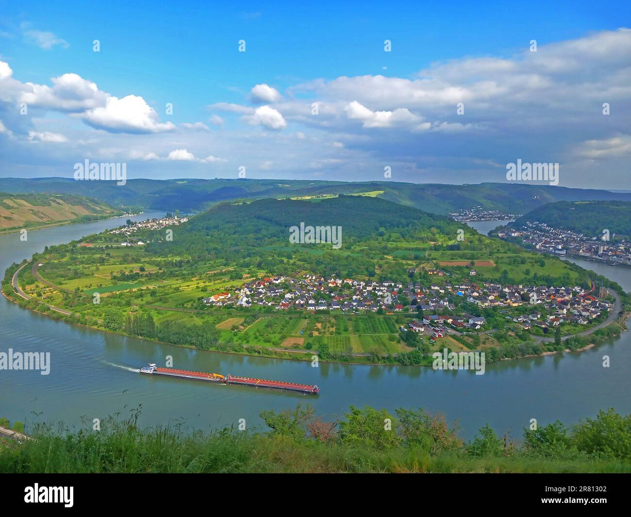 Boppard, Rhein, Deutschland Stockfoto