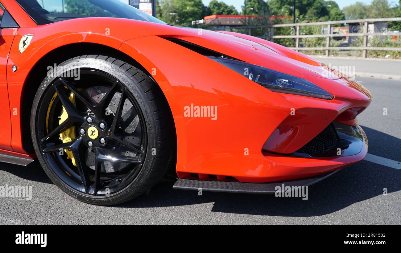 Ferrari F8 Spider - Coventry Moto Fest - Covmotofest 2023 Stockfoto