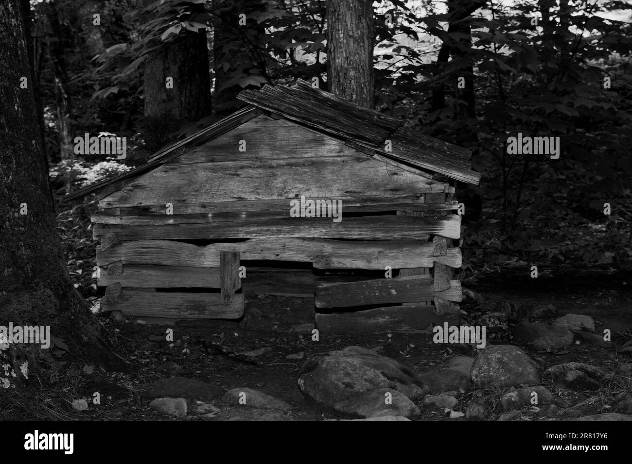 Ephraim Bales Farmstead, Gatlinburg, Tennessee. Stockfoto