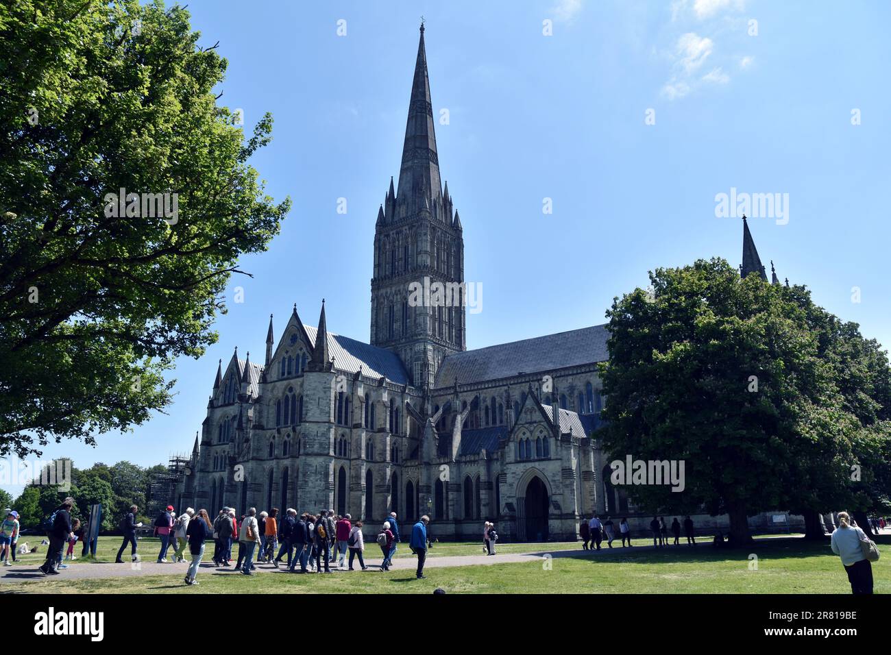 Kathedrale von Salisbury Stockfoto