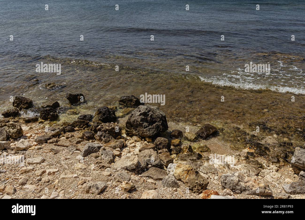 Torre Vado in Apulien, eine kleine Perle am Ufer des Ionischen Meeres, Stockfoto